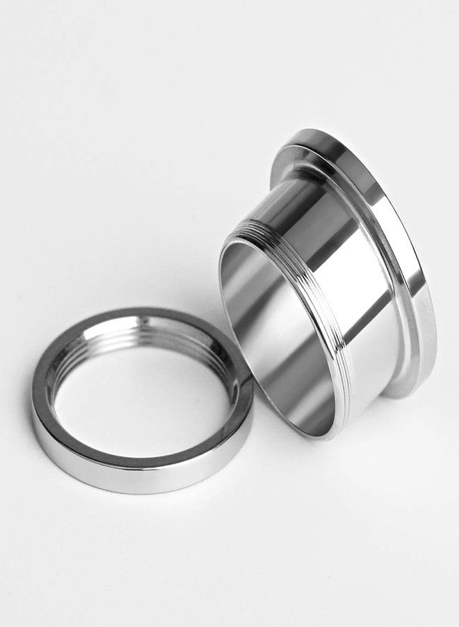 TBOSEN 2 pairs Stainless Steel Ear Plugs Black Gauges Stretching Screw Fit Tunnels Expander Piercing Jewelry - Image 4